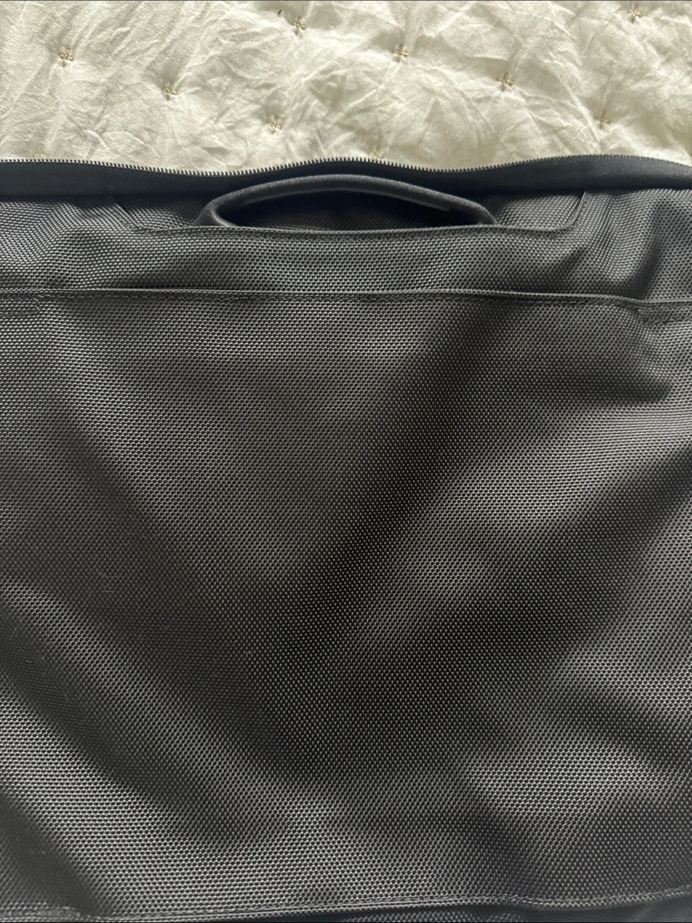 TUMI Black Laptop Briefcase - Sleek Professional Carrying Case